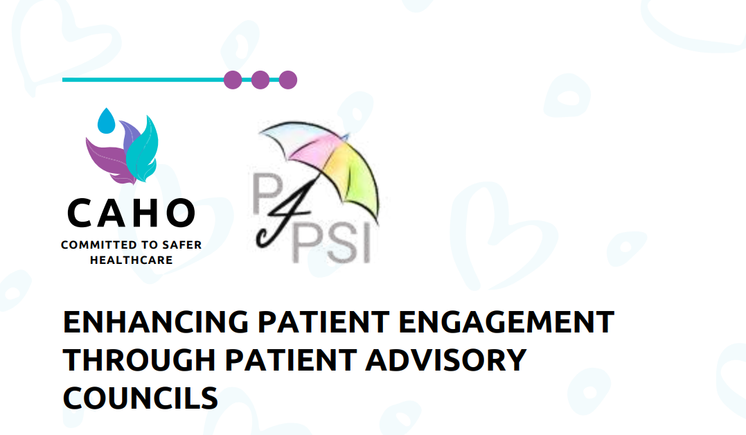 CAHO- Guidelines for the establishment of the Patient Advisory Council (PAC) in Hospitals